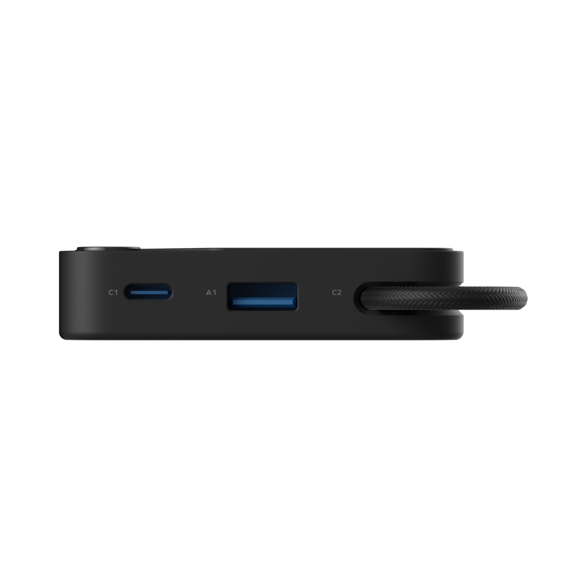 Momax 1-POWER 10000mah power bank with cable - Black