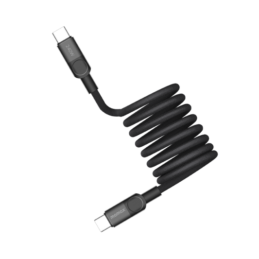 Momax ag.Link Magnetic USB-C to USB-C cable 240w 2M - Black