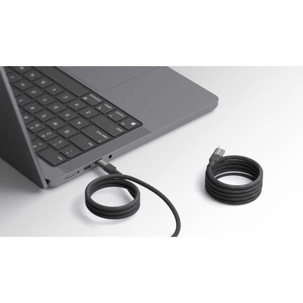 Momax Mag.Link Magnetic USB-C to USB-C cable 60w 1M - Black