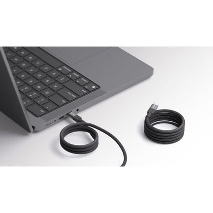 Momax Mag.Link Magnetic USB-C to USB-C cable 60w 1M - Black