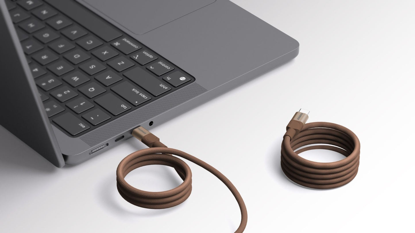 Momax Mag.Link Magnetic USB-C to USB-C cable 100w 1M - Gold