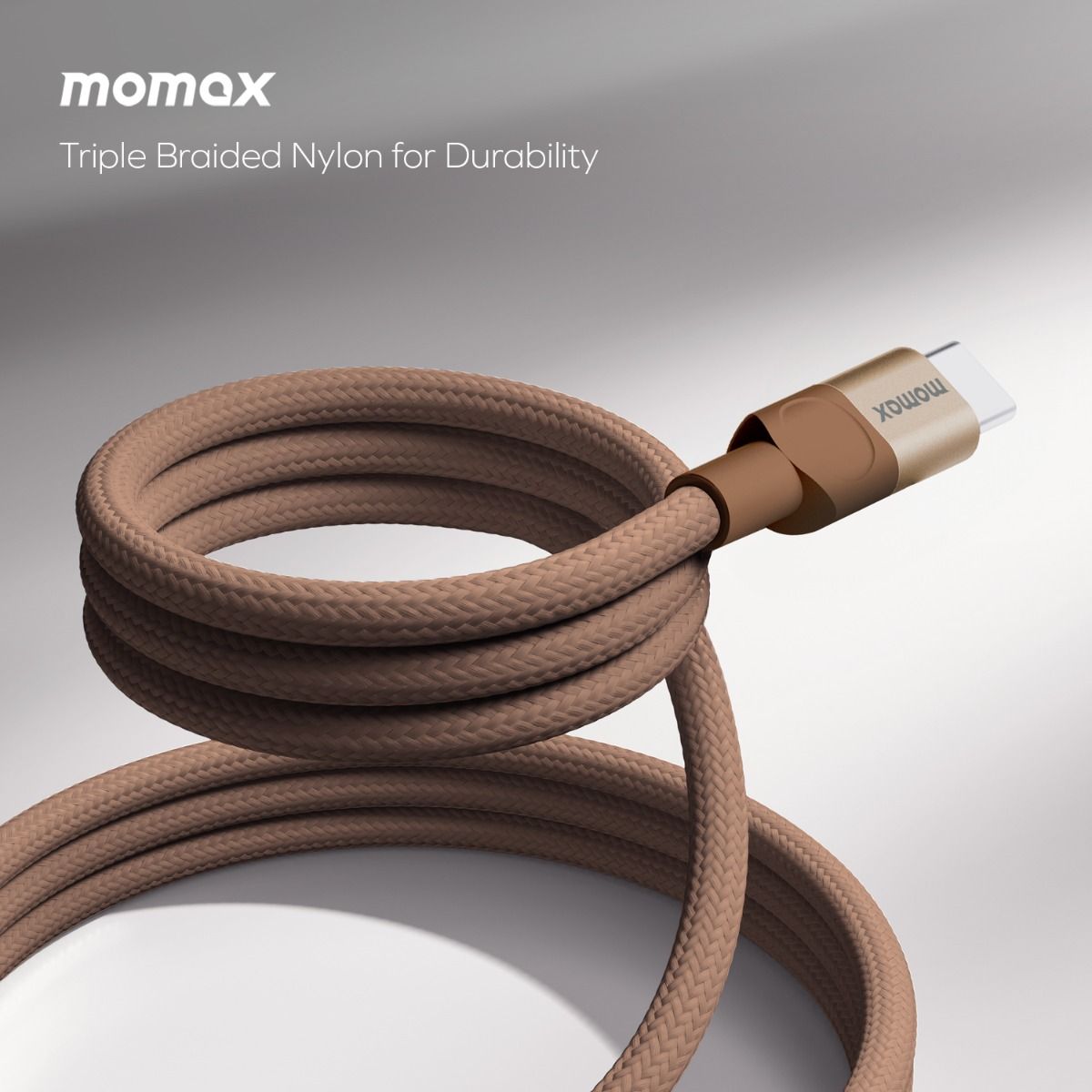 Momax Mag.Link Magnetic USB-C to USB-C cable 100w 1M - Gold