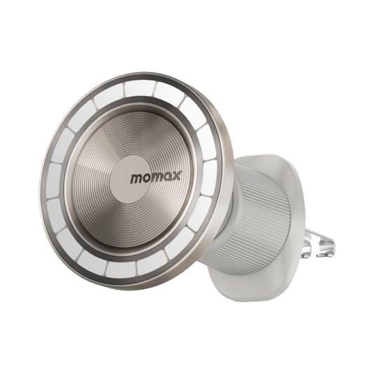 Momax 1-move Relaxaire Mag car mount with Air Freshener (MagSafe Compatible) - Titanium