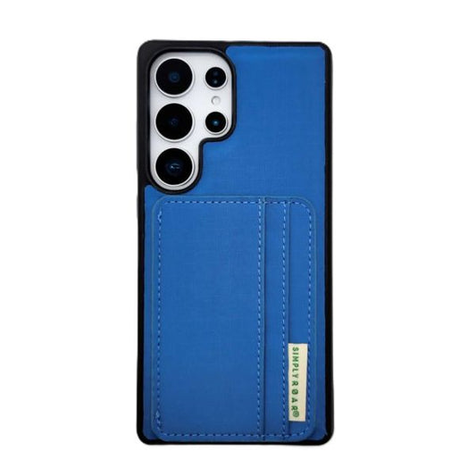 Samsung Galaxy S25 Ultra Simply Roar Fabric Stand Case - Blue