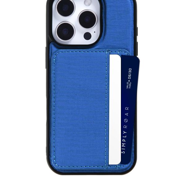 Samsung Galaxy S25 Ultra Simply Roar Fabric Stand Case - Blue