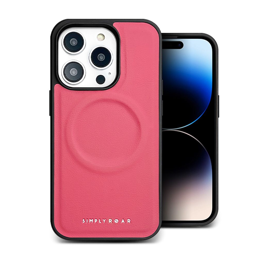 iPhone 16 Pro Simply Roar Mag Morning Case (MagSafe Compatible) - Hot Pink