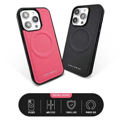 iPhone 16 Plus Simply Roar Mag Morning Case (MagSafe Compatible) - Hot Pink