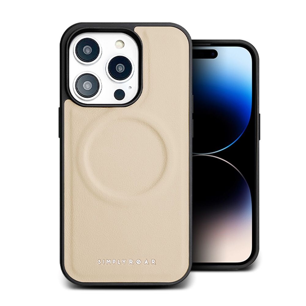 iPhone 16 Pro Simply Roar Mag Morning Case (MagSafe Compatible) - Light Yellow