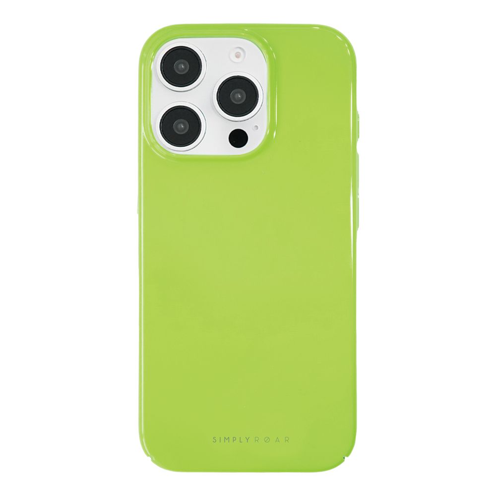 iPhone 16 Pro Max Simply Roar Neon PC Case - Lime