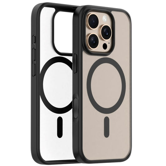 iPhone 16 Pro Simply Roar Haptic Button Matte Case (MagSafe Compatible) - Black