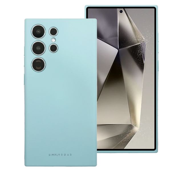 Samsung Galaxy S25 Ultra Simply Roar Space Silicone Case - Sky Blue