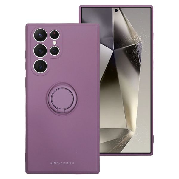 Samsung Galaxy S25 Ultra Simply Roar Magnetic Amber Case - Purple