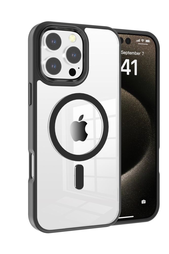 iPhone 16e Simply Roar Macaron Case (Magnetic  Compatible) - Black