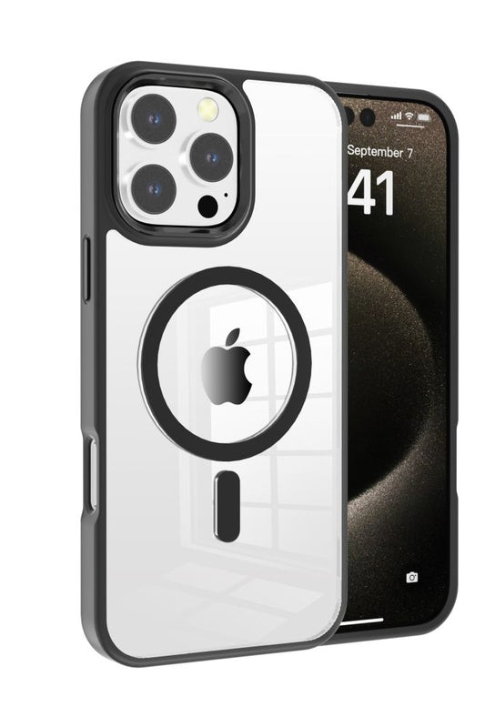 iPhone 16e Simply Roar Macaron Case (Magnetic  Compatible) - Black