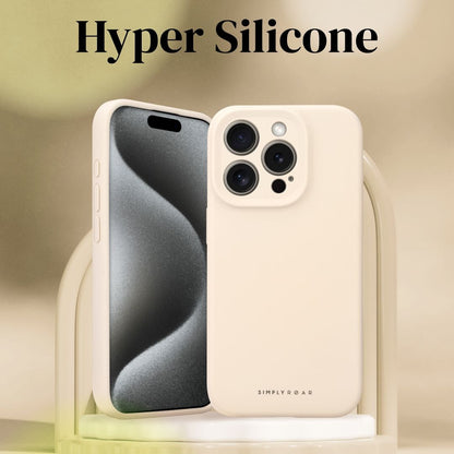 iPhone 16 Pro Simply Roar Hyper Silicone Case (MagSafe Compatible) - Light Brown