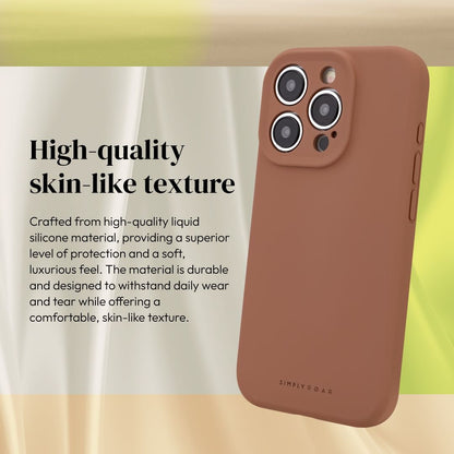 iPhone 16 Plus Simply Roar Hyper Silicone Case (MagSafe Compatible) - Light Brown