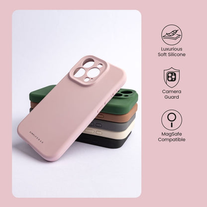 iPhone 16 Pro Simply Roar Hyper Silicone Case (MagSafe Compatible) - Light Brown