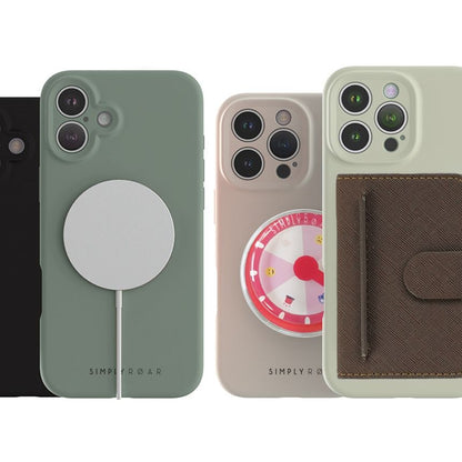 iPhone 16 Pro Simply Roar Hyper Silicone Case (MagSafe Compatible) - Light Brown