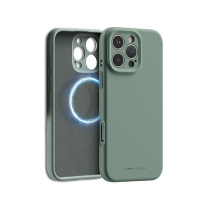 iPhone 16 Pro Max Simply Roar Hyper Silicone Case (MagSafe Compatible) - Green