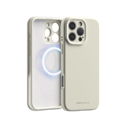 iPhone 16 Simply Roar Hyper Silicone Case (MagSafe Compatible) - White