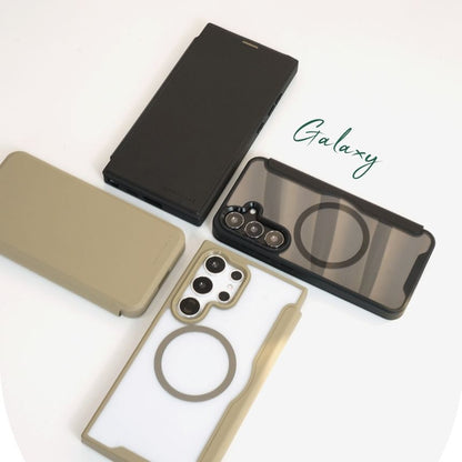 Samsung Galaxy S24 / S25 Simply Roar MAG Diary (MagSafe Compatible) - Black