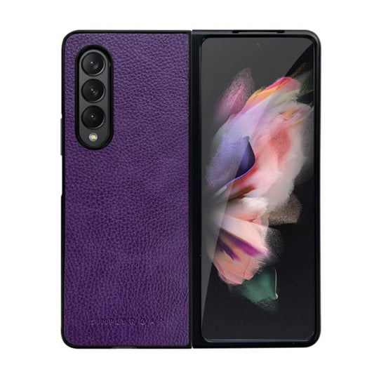 Samsung Galaxy Z Fold 6 Simply Roar Leather Hard Case - Purple