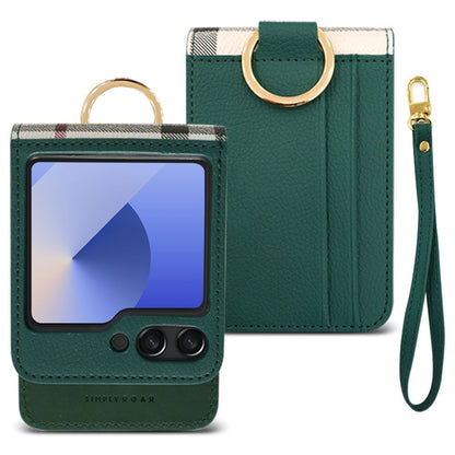 Samsung Galaxy Z Flip 6 / 7 FE Simply Roar Vera Leather Case - Green