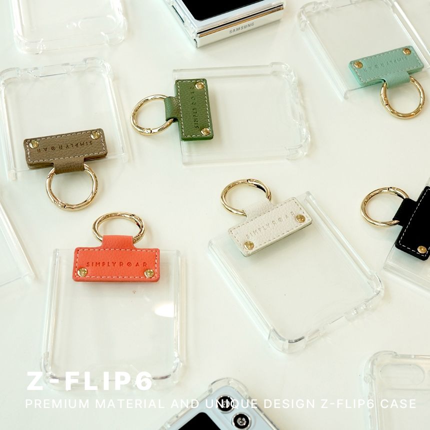 Samsung Galaxy Z Flip 6 / 7 FE Simply Roar Simple Ring Case - Black