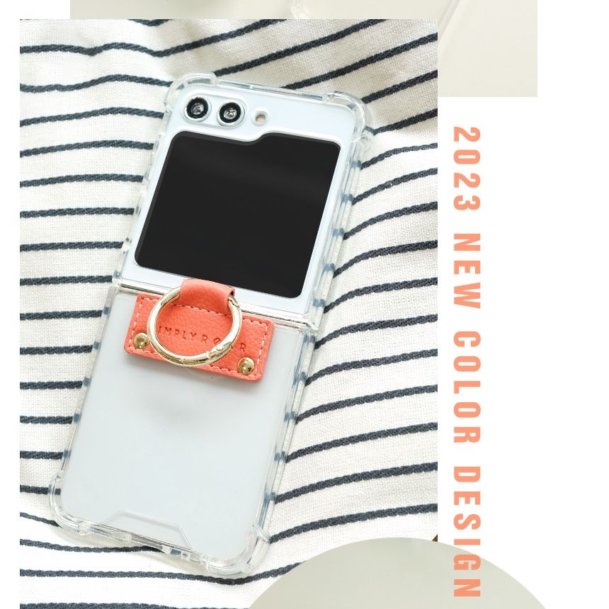 Samsung Galaxy Z Flip 6 / 7 FE Simply Roar Simple Ring Case - Black
