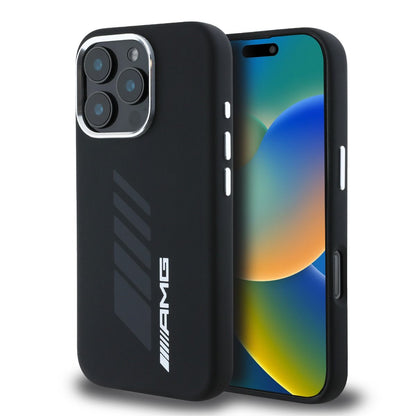 iPhone 16 Pro AMG HC SILI OVERSIZE RHOMBS (MagSafe Compatible) - Black