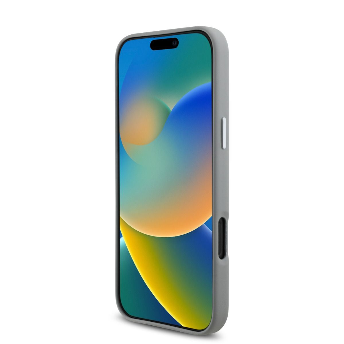 iPhone 16 Pro BMW HC SIGN PU FULL WRAPPED METAL (MagSafe Compatible) - Grey