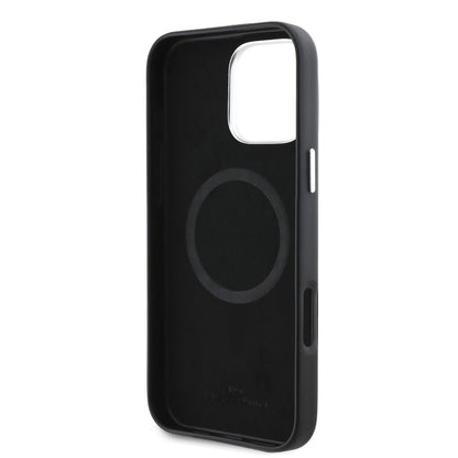 iPhone 16 Pro BMW HC SIGN PU FULL WRAPPED METAL (MagSafe Compatible) - Navy