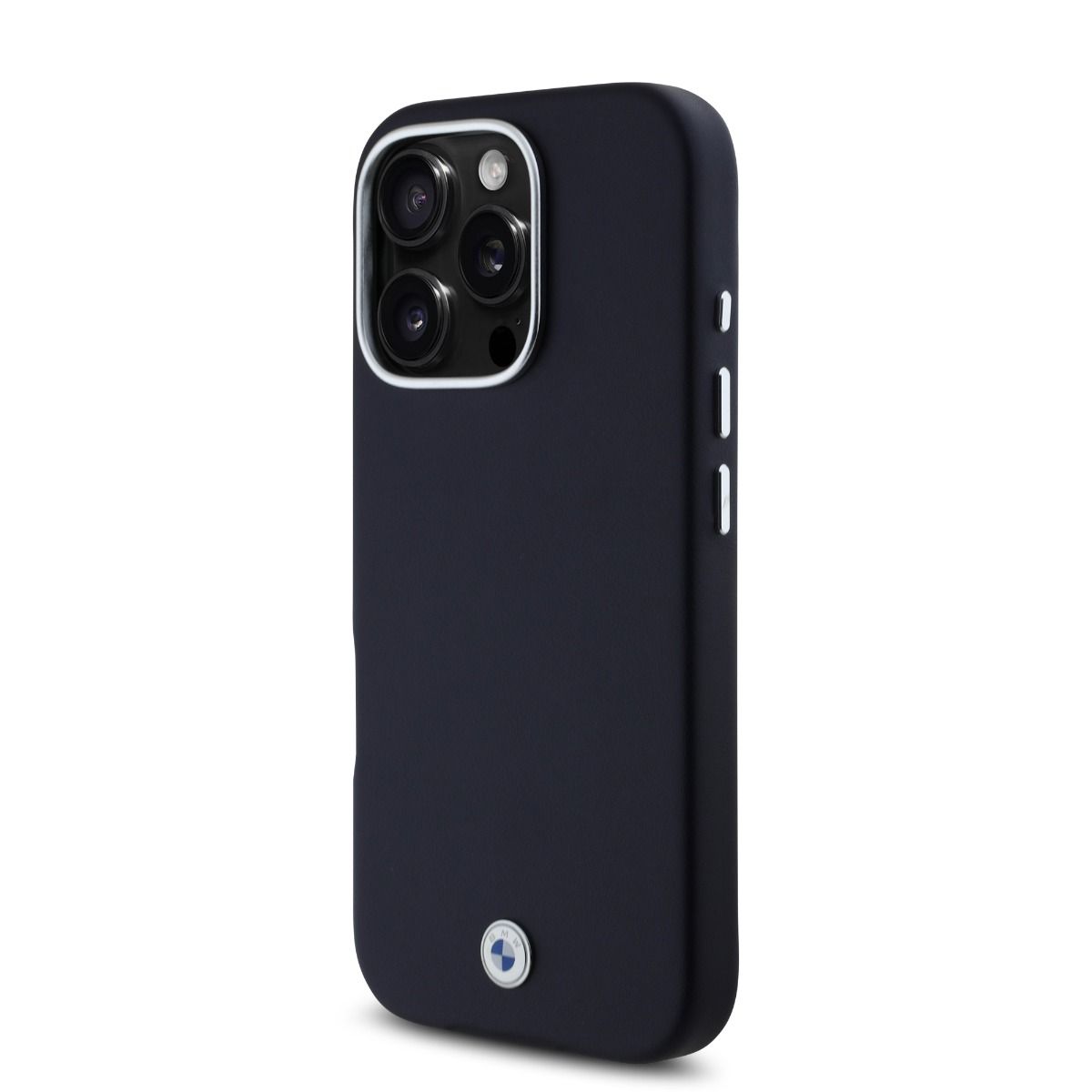 iPhone 16 Pro Max BMW HC SIGN PU FULL WRAPPED METAL (MagSafe Compatible) - Navy