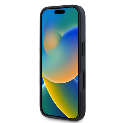 iPhone 16 Pro Max BMW HC M PU PERFORATED AND STITCHED LINES (MagSafe Compatible) - Black