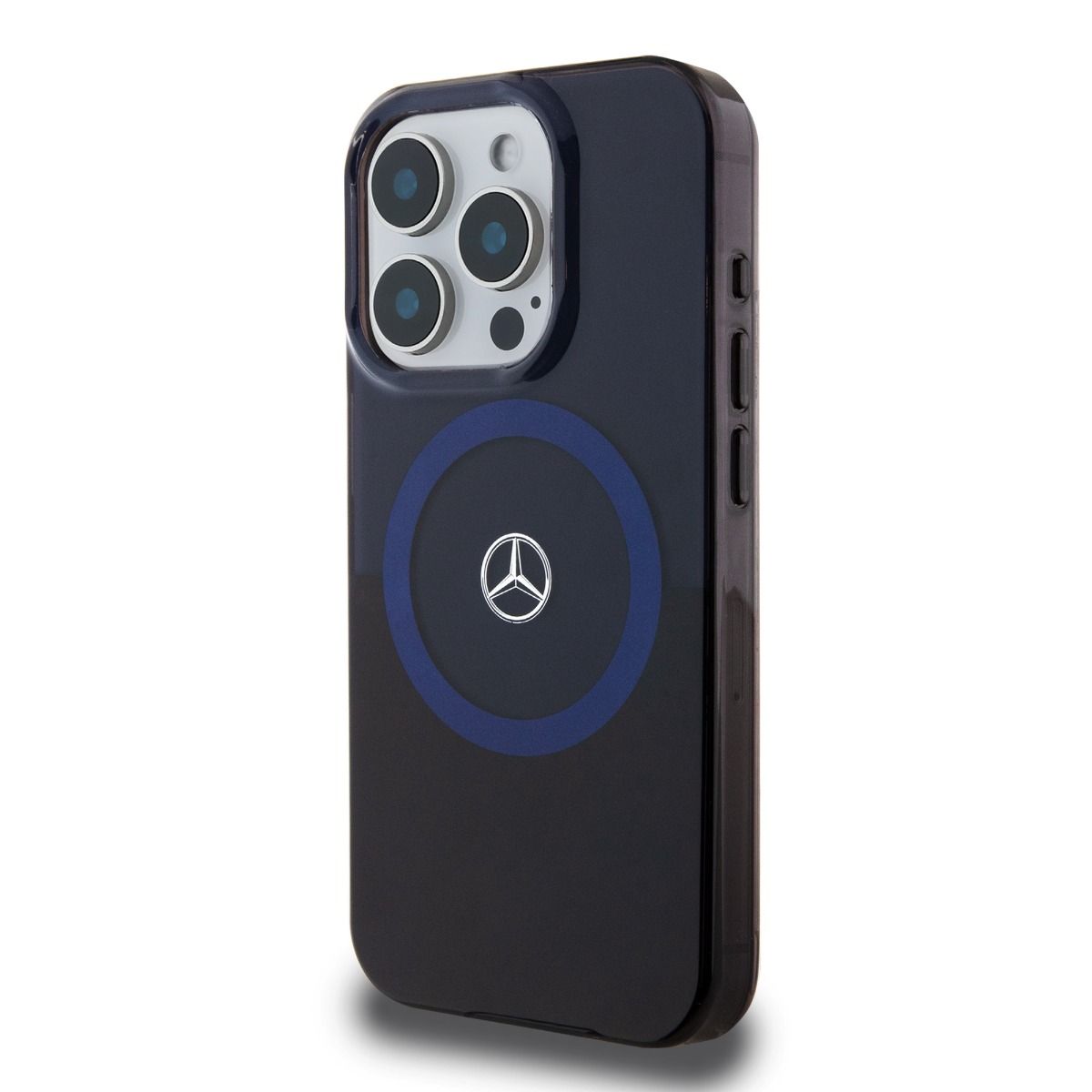 iPhone 16 Pro Max Mercedes-Benz HC DOUBLE LAYER BICOLOR (MagSafe Compatible) - Blue Black