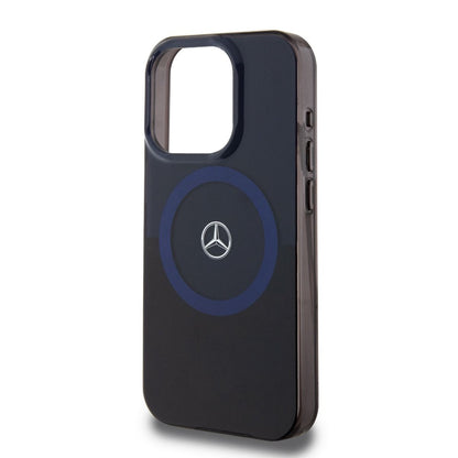 iPhone 16 Pro Max Mercedes-Benz HC DOUBLE LAYER BICOLOR (MagSafe Compatible) - Blue Black