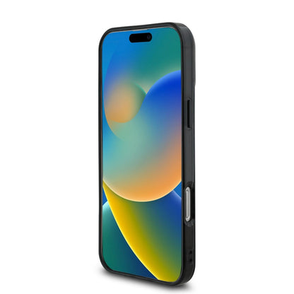 iPhone 16 Pro Max AMG HC DOUBLE LAYER TRANSPARENT RHOMBS (MagSafe Compatible) - Black Yellow