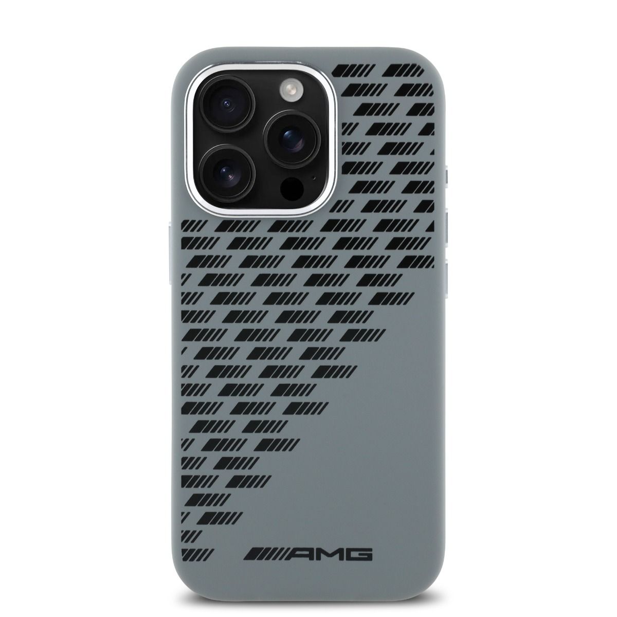 iPhone 16 Pro AMG HC SILICONE RHOMBS (MagSafe Compatible) - Grey