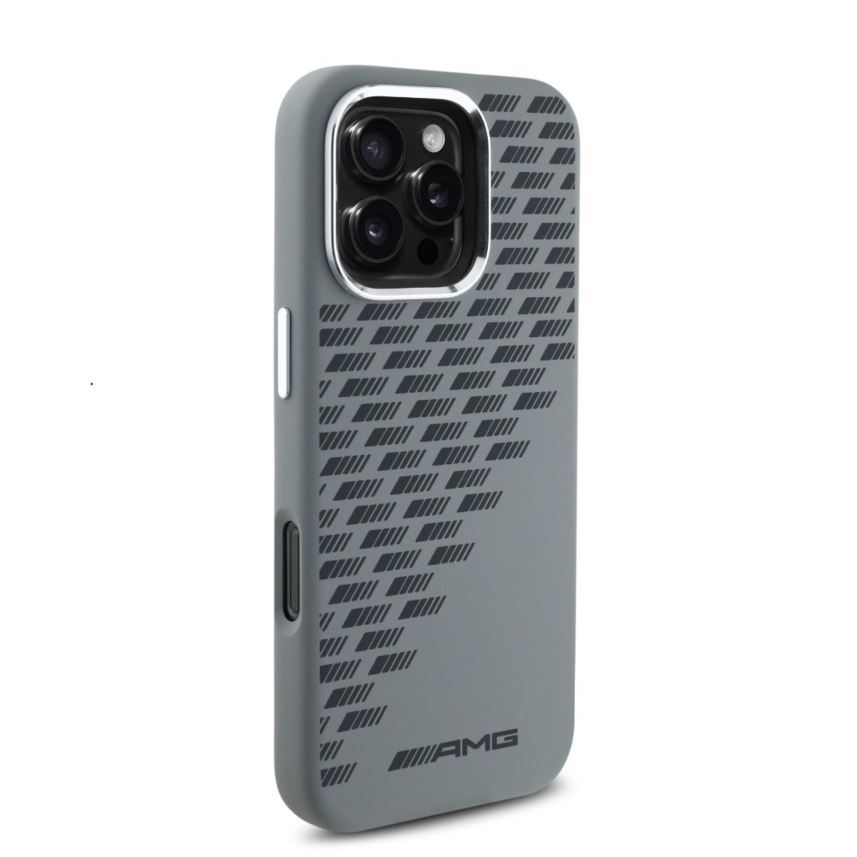 iPhone 16 Pro AMG HC SILICONE RHOMBS (MagSafe Compatible) - Grey