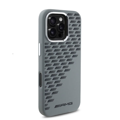 iPhone 16 Pro AMG HC SILICONE RHOMBS (MagSafe Compatible) - Grey