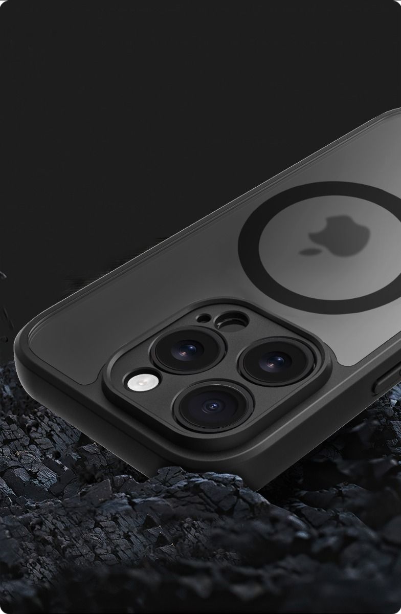 iPhone 16e BLACKTECH Aero Guard (MagSafe Compatible) - Matte Black