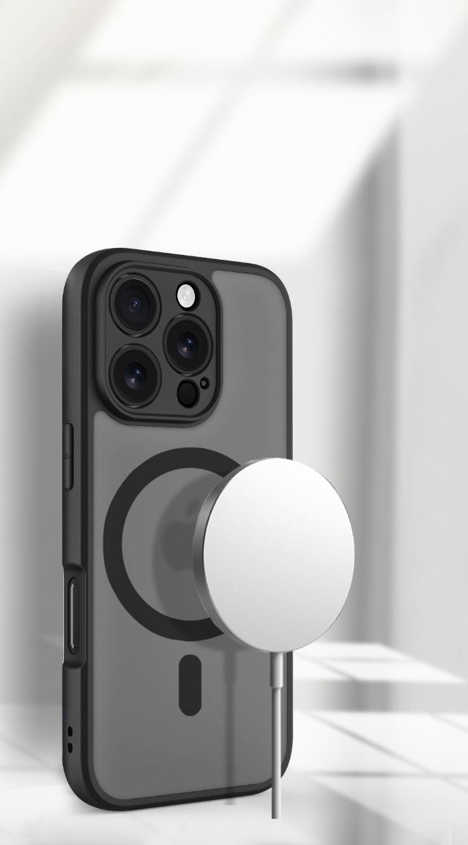 iPhone 16e BLACKTECH Aero Guard (MagSafe Compatible) - Matte Black