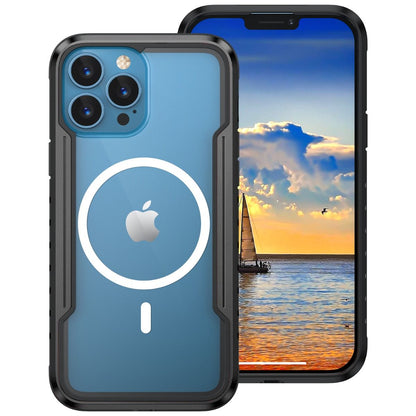 iPhone 16e BLACKTECH Defense Shield Aluminum Alloy (MagSafe Compatible) - Black