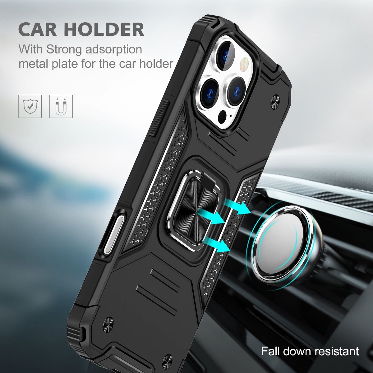 Samsung Galaxy Z Fold 5 BLACKTECH Robot Magnetic - Black