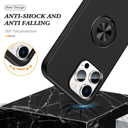 *Priority reserve-Ships early Sep*iPhone 17 Pro Max BLACKTECH Slim Style Magnetic Ring Stand - Black