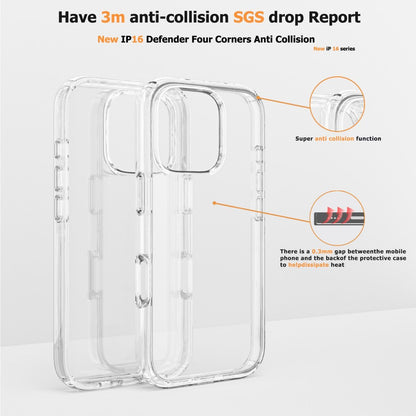 iPhone 16e BLACKTECH Stay Clear - Clear