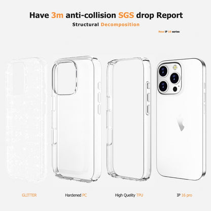 iPhone 16e BLACKTECH Stay Clear - Clear
