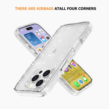 iPhone 16 Pro Max BLACKTECH Stay Glitter - Clear