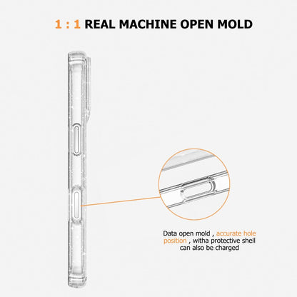 iPhone 14 Pro Max BLACKTECH Stay Glitter - Clear