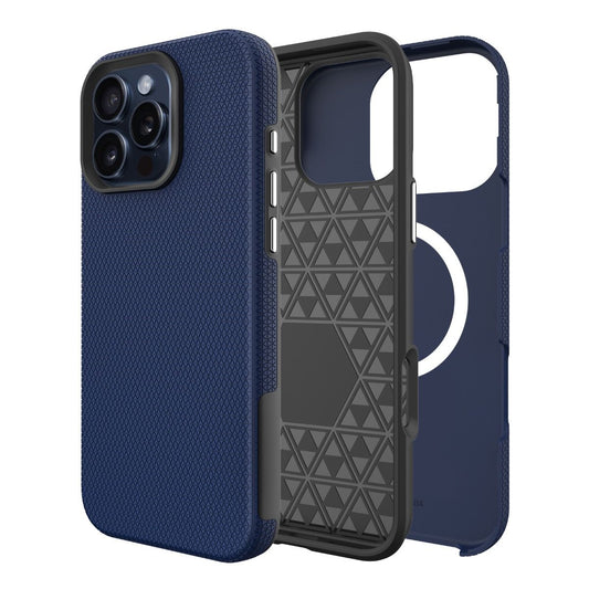 iPhone 16e BLACKTECH Triangle Armor (MagSafe Compatible) - Navy